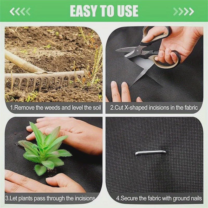 Heavy Duty Onkruiddoek 5x0.6m - Polypropyleen Bodembedekker voor Tuin, Opritten en Bedden
