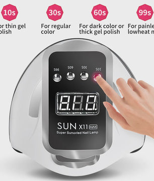 Professionele LED UV Nageldroger met LCD Display - Snel Gel Polish Drogen