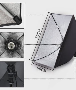Professionele Softbox Verlichting Set 50x70cm voor Fotografie & Video (LED Bi-Color)