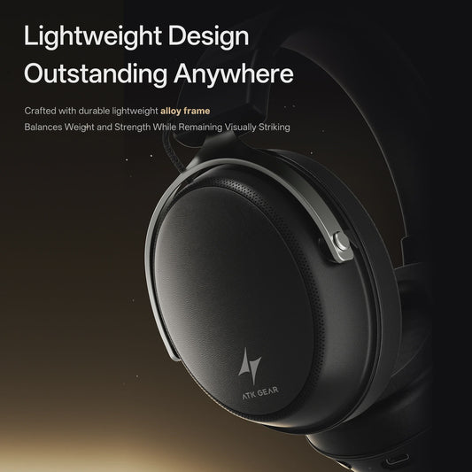 ATK N9 Pro/Ultra Gaming Headset: Draadloze E-sports Koptelefoon met Microfoon, Lage Latentie & Noise Reduction