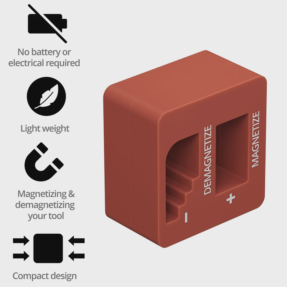 2-in-1 Magnetiseer & Demagnetiseer Tool voor Schroevendraaiers