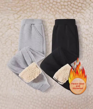 Warme Fleece Kinderbroek - Thermisch & Casual voor Herfst & Winter