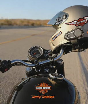 3D Harley Davidson Stickers Set voor Motor & Helm - Decoratieve Decals