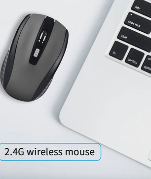 Draadloze 2.4G Muis - Draagbaar, Optisch & Instelbare DPI voor Laptop/PC