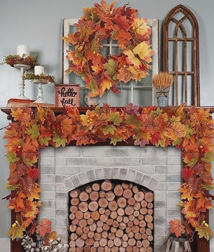 Kunstblad Slinger Esdoorn - Herfst Decoratie 2 Meter