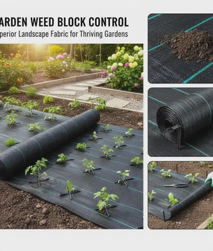 Onkruiddoek 1.2x30.5m - Zware Kwaliteit Geotextiel Bodembedekker
