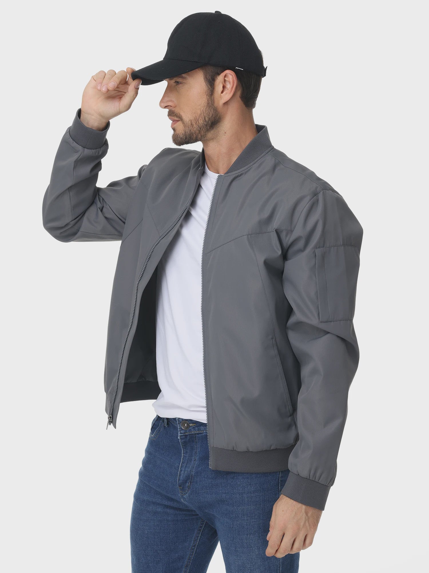 Lichtgewicht Heren Windjack - Casual Baseball Jas met Binnenzak