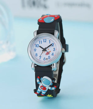 Kinderhorloge Cartoon Astronaut & UFO - Quartz Polshorloge