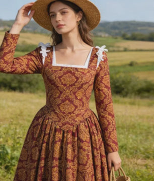 Middeleeuwse Hofjurk Renaissance Dameskostuum - Historisch Cosplay & Feestjurk