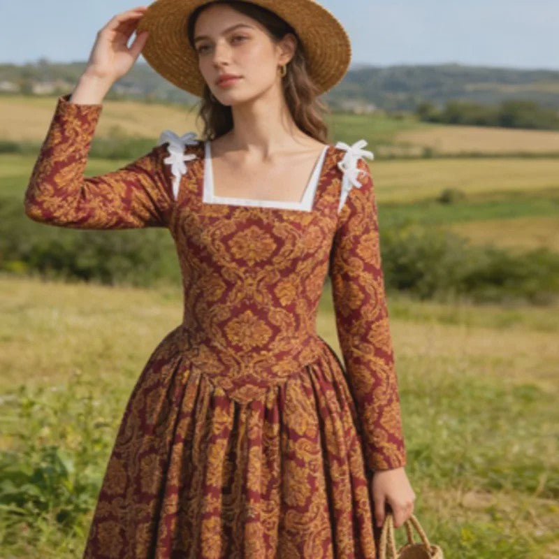Middeleeuwse Hofjurk Renaissance Dameskostuum - Historisch Cosplay & Feestjurk