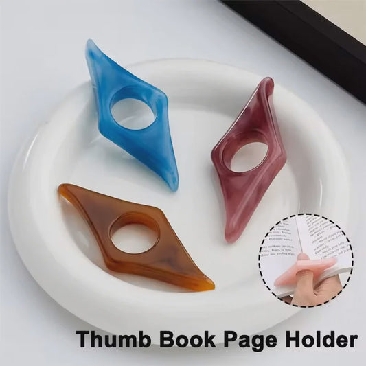 Creatieve Duim Boek Page Holder - Handige Leeshulp voor Boeken