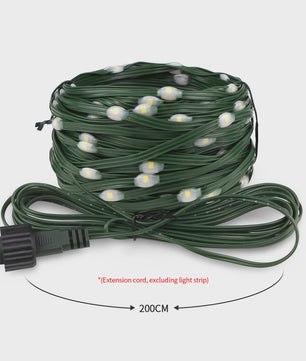 Waterdichte LED Kerstverlichting met Groen Draad - 50M/100M - 24V - Feestelijke Decoratie voor Buiten & Binnen