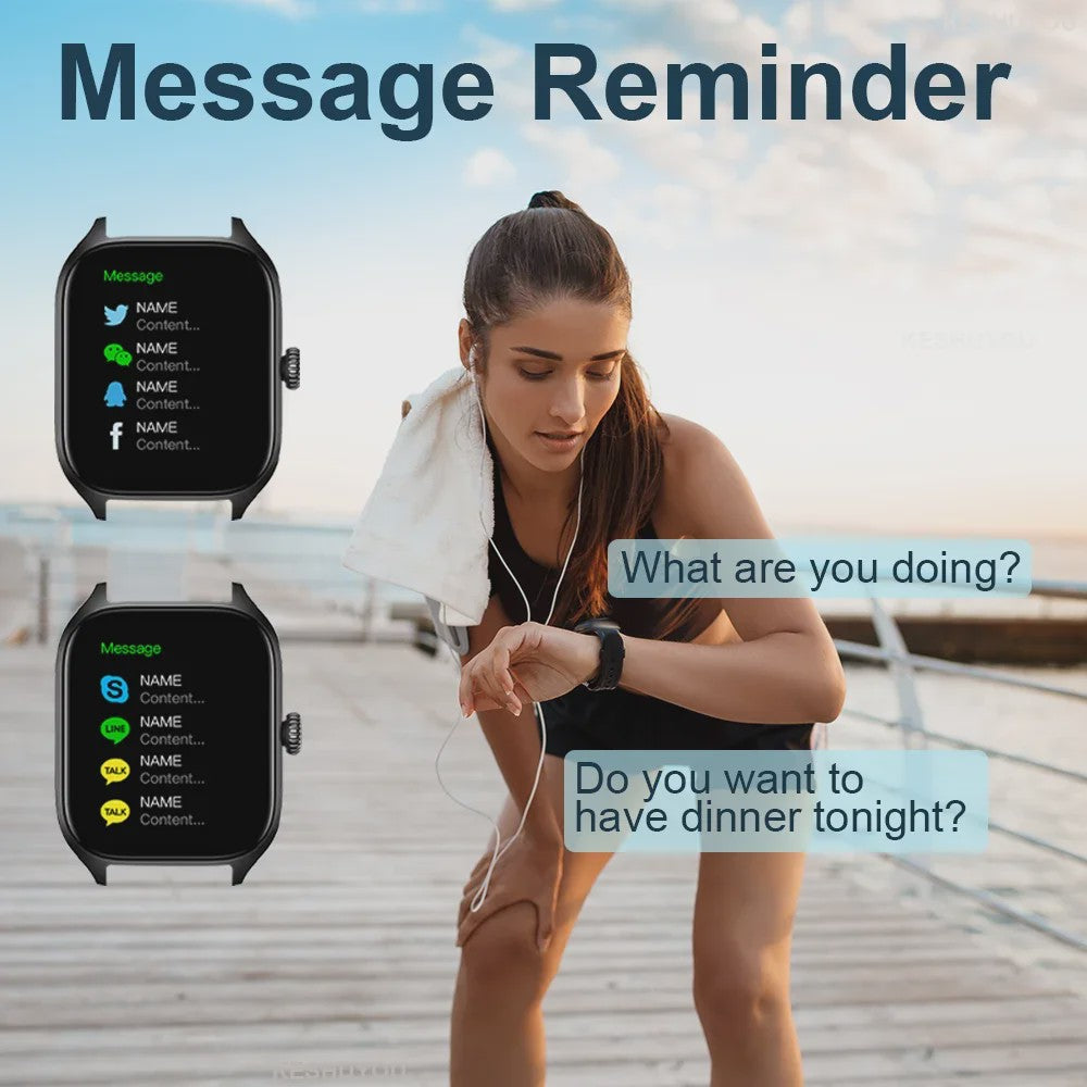 H9 Pro Max Smartwatch: Bellen, Gezondheid & Fitness Tracker met Kleurenscherm