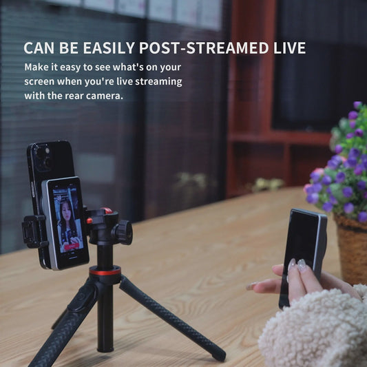Magnetische Telefoon Monitor voor Vlogs & Livestreaming met Achtercamera
