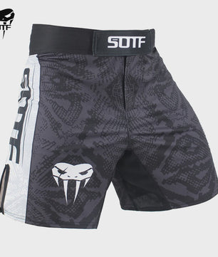 SOTF MMA Shorts met Tijgerprint en Slangenhuid Patroon - Kickboksen & Muay Thai