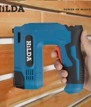 HILDA Draadloze Elektrische Tacker & Nagelpistool - USB Oplaadbaar, 2000 Nieten