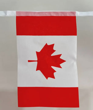 Canadese Vlaggenlijn 20 Stuks - 14x21cm Vlaggen aan één Touw