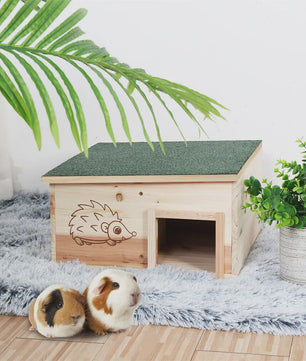 Houten Egelhuis XL - Predator Proof Schuilplaats voor Winterslaap en Beschutting