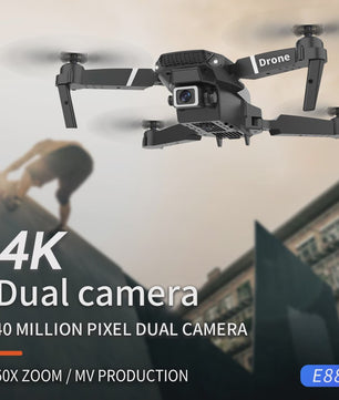 Opvouwbare FPV WiFi Drone met 4K Camera en Vliegstabilisatie - Perfect Cadeau