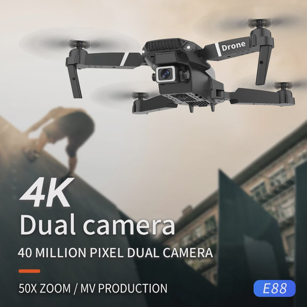 Opvouwbare FPV WiFi Drone met 4K Camera en Vliegstabilisatie - Perfect Cadeau