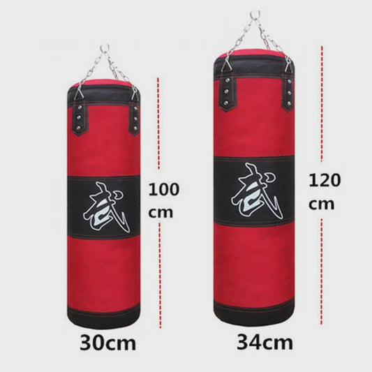Zware Bokszak met Ketting en Ophanghaak - Ideaal voor Fitness, MMA, Kickboksen