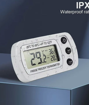 Digitale Koelkast en Vriezer Thermometer met Haak - Nauwkeurige Temperatuurmonitoring