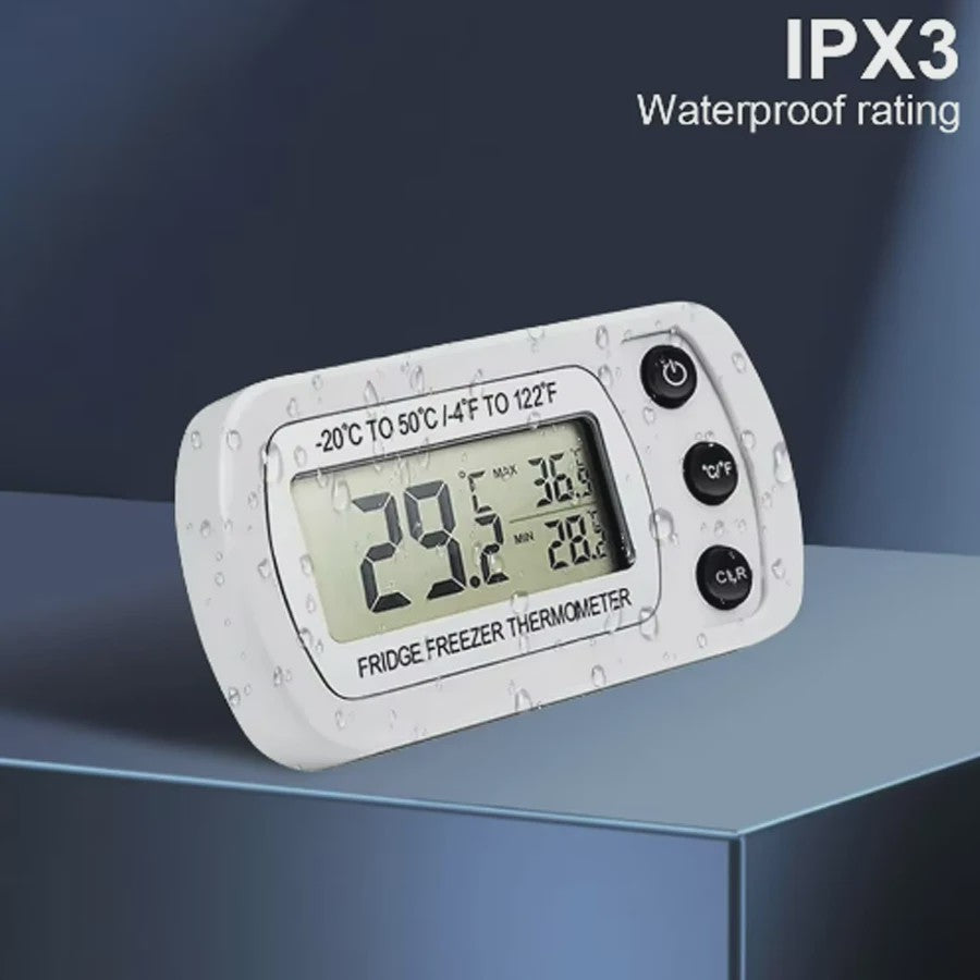 Digitale Koelkast en Vriezer Thermometer met Haak - Nauwkeurige Temperatuurmonitoring