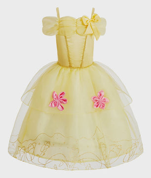 Prinsessenjurk Rapunzel voor Meisjes - Droomjurk voor Feestjes en Carnaval
