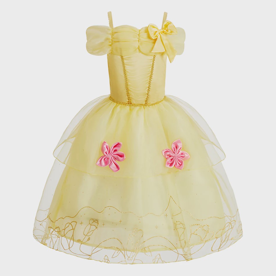 Prinsessenjurk Rapunzel voor Meisjes - Droomjurk voor Feestjes en Carnaval