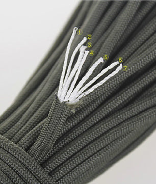 Sterk 7-Core Paracord 550lb (4mm) - Veelzijdig Touw voor Outdoor & Survival