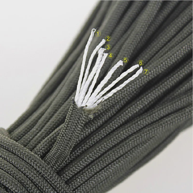 Sterk 7-Core Paracord 550lb (4mm) - Veelzijdig Touw voor Outdoor & Survival