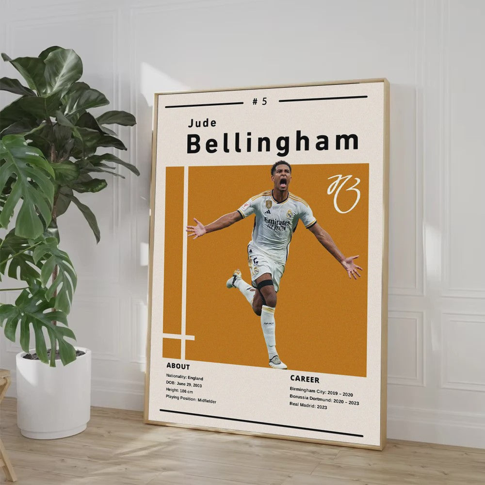 Cristiano Ronaldo Poster - Voetbal Ster Canvas Schilderij voor Jongenskamer