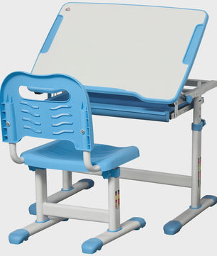 Homcom Children's Desk with Chair for Children +6 Years Adjustable Height 66X47X77