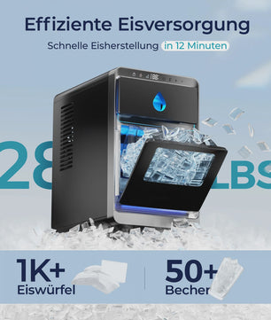 Automatische IJsmachine aanrecht - Crescent Vormige IJsblokjes - Snel & Efficiënt