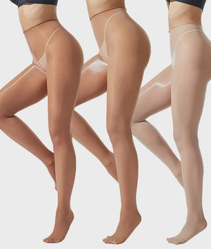 Glanzende 20D Pantyhose met Sparkle - Hoge Taille & Dans Tights