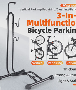 WEST BIKING 3-in-1 Fietsenrek: Parkeren, Repareren & Display