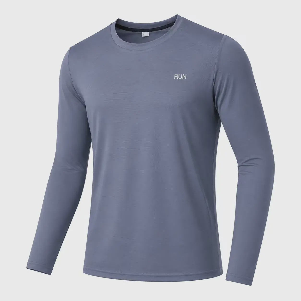 Heren Zomer T-shirt Lange Mouw - Ice Silk, Sneldrogend & Ademend voor Sport & Outdoor
