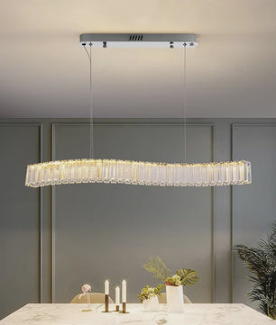 Moderne Kristallen Plafondlamp Hanglamp - Stijlvolle Verlichting voor Woon- en Eetkamer