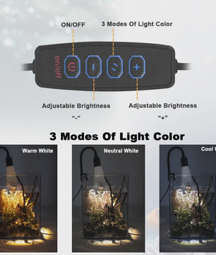 Super Slim LED Aquarium Lamp - Groeilicht voor Planten & Vissen - USB 5V 3W