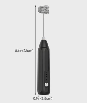 Elektrische Melkopschuimer met 3 Snelheden - USB Oplaadbaar Handheld Klopper