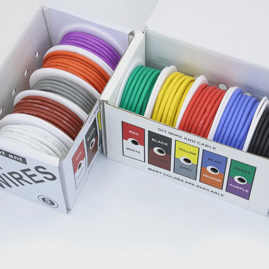 Siliconen Elektrische Draad Set (16-30AWG) - 5 Kleuren voor DIY Projecten