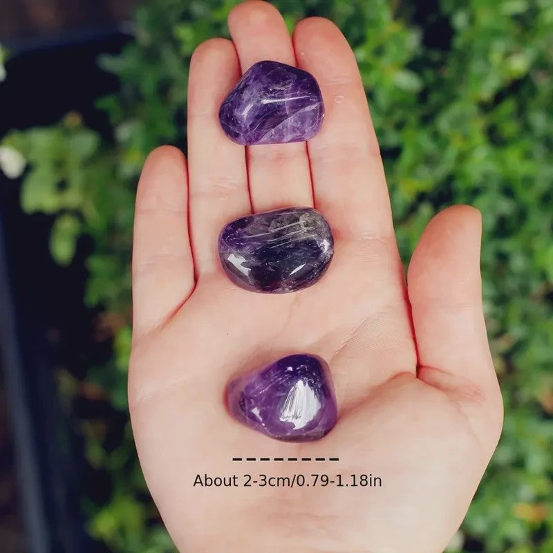 100g Gekantelde Amethist Kristallen - Gepolijste Edelstenen voor Woondecoratie & Reiki