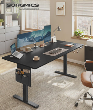 SONGMICS Elektrisch In hoogte Verstelbaar Bureau 180x80 cm met USB-C en Memory Functie