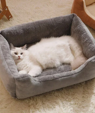 Luxe Pluche Huisdiermand - Comfortabel en Zacht Bed voor Katten en Kleine Honden