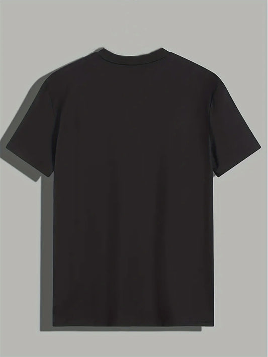 Herenshirt 'I Love Hippos' - Zwart, Casual T-shirt met Nijlpaard Design