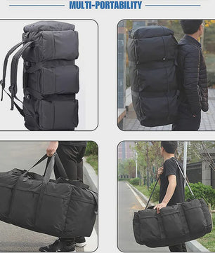 100L Grote Reistas Backpack - Waterbestendig & Duurzaam voor Outdoor Avonturen