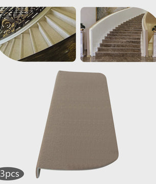 13x Beige Antislip Traptrede Matten - 55x24cm - Bescherming en Veiligheid voor Elke Trap
