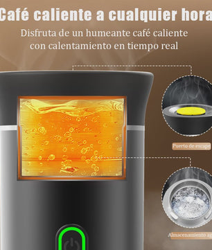 3-in-1 Draagbare Koffiemachine: Draadloos, Elektrisch & Compact voor Auto, Thuis & Camping