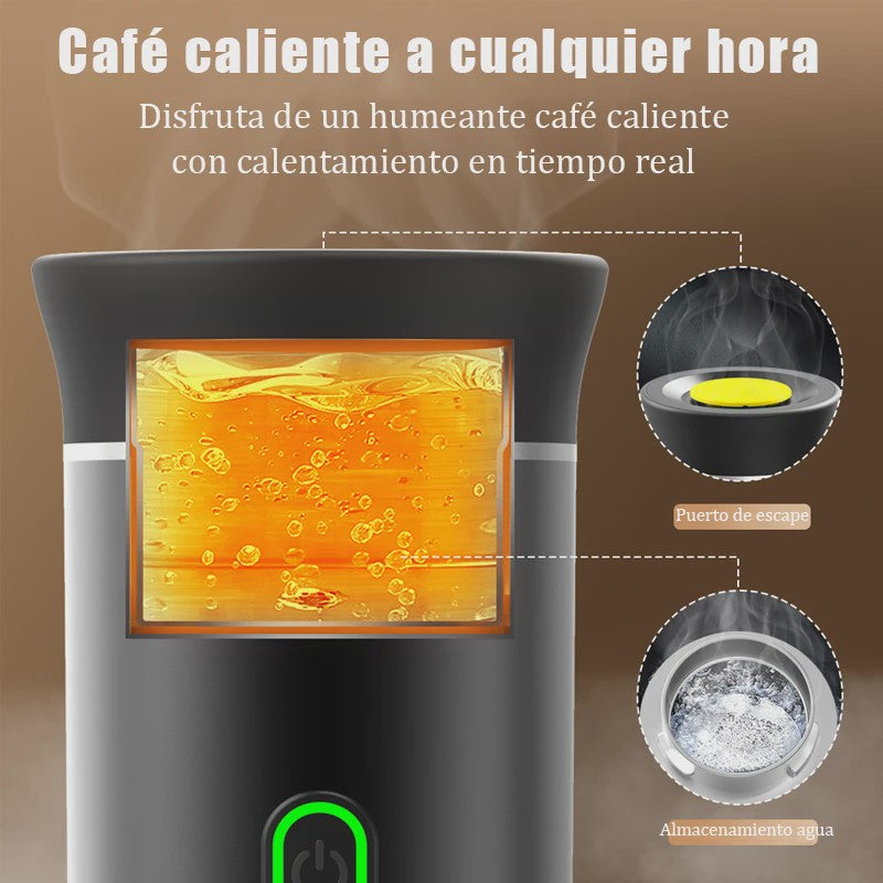 3-in-1 Draagbare Koffiemachine: Draadloos, Elektrisch & Compact voor Auto, Thuis & Camping