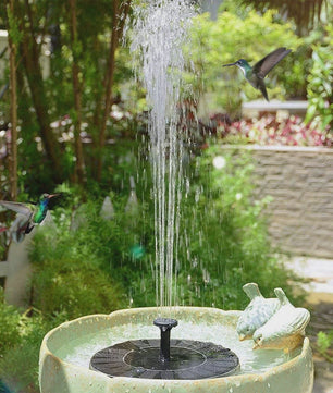 Drijvende Mini Solar Waterfontein voor Tuin, Vijver & Vogelbad - Op Zonne-energie